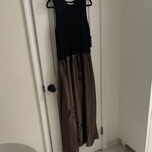 Taylor Black and Brown Wedding Dress